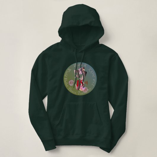 Ballerina Pointe Dance Troupe Hoodie (Design voorkant)