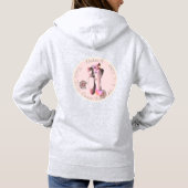 Ballerina Pointe Pink Dance Troupe Hoodie (Achterkant)