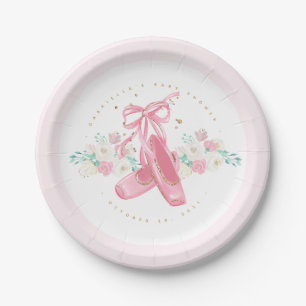 Ballerina Pointe Shoes Baby shower Papieren Bordje