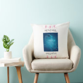 Ballerina polyester gooit kussen met een aangepast (Stoel)