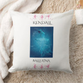 Ballerina polyester gooit kussen met een aangepast (Deken)