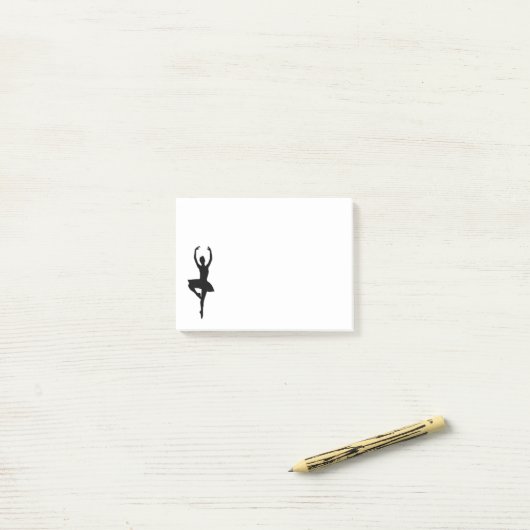 Ballerina Post-it Notes (Op bureau)