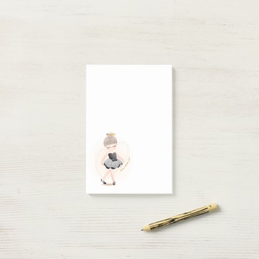 Ballerina Post-it Notes (Op bureau)