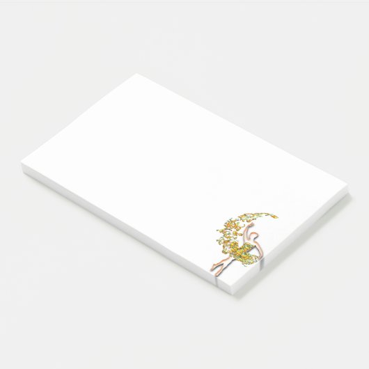 Ballerina Post-it® notes (Schuin)