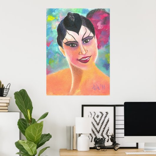 ballerina poster (Thuiskantoor)