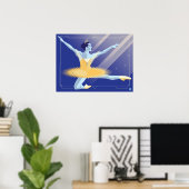 Ballerina-poster Poster (Thuiskantoor)