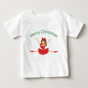Ballerina Prettig Kerstfeest Ballet