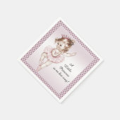  Ballerina Princess Baby shower Servet (Hoek)