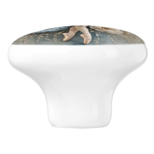  Ballerina Princess Dance Design Keramische Knop (Zijkant)