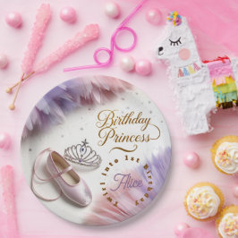 Ballerina Princess Party - Draaien in de magie! Papieren Bordje