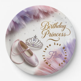 Ballerina Princess Party - Draaien in de magie! Papieren Bordje