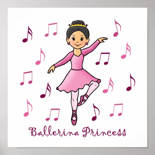 Ballerina Princess Poster (Voorkant)