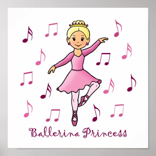 Ballerina Princess Poster (Voorkant)