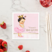 Ballerina Princess Roze Goud Baby shower Servetten (Insitu)