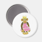 Ballerina Prinses Aap Magneet (Voorkant / Achterkant)