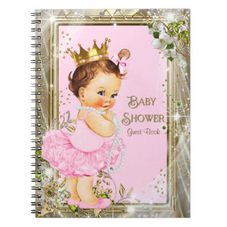 Ballerina Prinses Baby Shower Gastboek Notitieboek