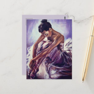 Ballerina Print Briefkaart