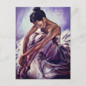 Ballerina Print Briefkaart (Voorkant)