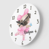 Ballerina Pug Grote Klok (Hoek)