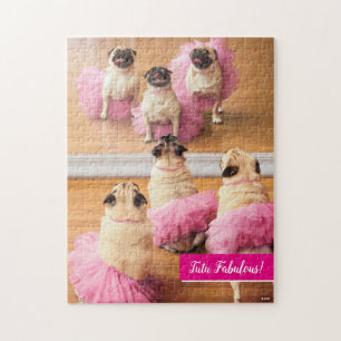 Ballerina Pugs in Tutus Legpuzzel