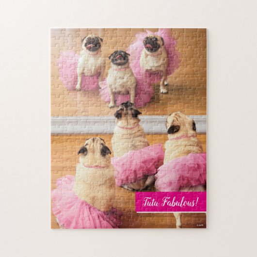 Ballerina Pugs in Tutus Legpuzzel (Verticaal)