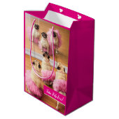 Ballerina Pugs in Tutus Medium Cadeauzakje (Achterkant Gekanteld)