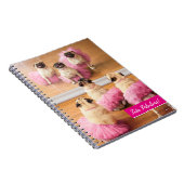 Ballerina Pugs in Tutus Notitieboek (Rechterzijde)