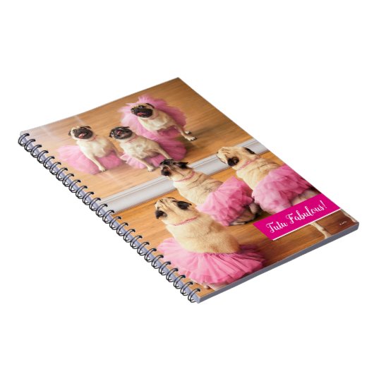 Ballerina Pugs in Tutus Notitieboek (Rechterzijde)