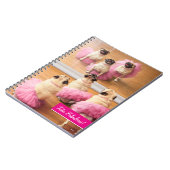 Ballerina Pugs in Tutus Notitieboek (Linkerzijde)