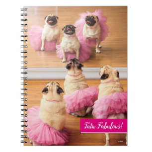 Ballerina Pugs in Tutus Notitieboek