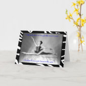 Ballerina Rachel Phillips Card Kaart (Gele Bloem)