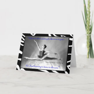 Ballerina Rachel Phillips Card Kaart