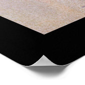 Ballerina Red Hair Woman Pink Rose Gold Poster (Hoek)