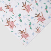 Ballerina rendieren en kerstbogen tissuepapier (Detail)