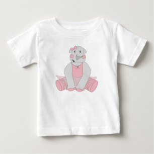 Ballerina Rhino Baby T-shirt