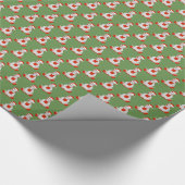 Ballerina Rhino - Kerstmis - Speciaal Cadeaupapier (Hoek)