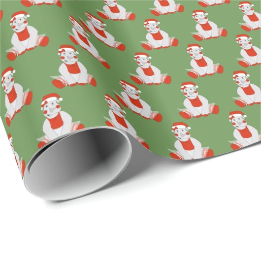 Ballerina Rhino - Kerstmis - Speciaal Cadeaupapier (Rol Hoek)