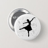 Ballerina Ronde Button 5,7 Cm (Voorkant /achterkant)