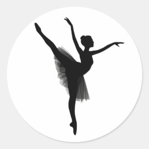 Ballerina Ronde Sticker
