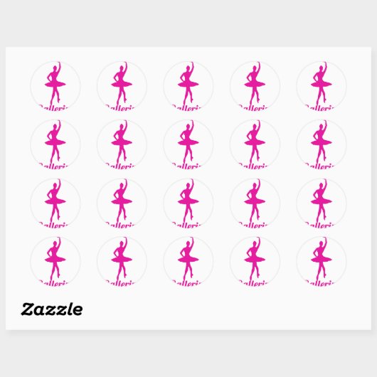 Ballerina Ronde Sticker (Vel)