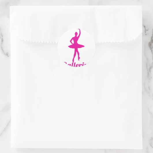Ballerina Ronde Sticker (Tas)
