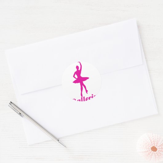 Ballerina Ronde Sticker (Envelop)