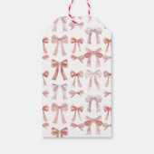 Ballerina Roze Ballet Schoenen Dank u Verjaardag Cadeaulabel (Achterkant)