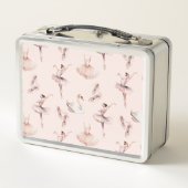 Ballerina Roze Balletschoenen Gepersonaliseerde na (Achterkant)