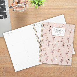 Ballerina Roze Balletschoenen Gepersonaliseerde na Planner