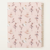 Ballerina Roze Balletschoenen Gepersonaliseerde na Planner (Achterkant)