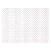 Ballerina roze floraalwitte polka dots tablecloth tafelkleed (Voorkant (Horizontaal))
