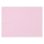 Ballerina roze floraalwitte polka dots tablecloth tafelkleed (Voorkant (Horizontaal))