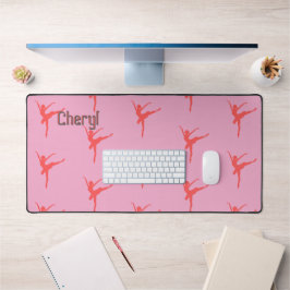 Ballerina. Roze. Gepersonaliseerd Bureaumat