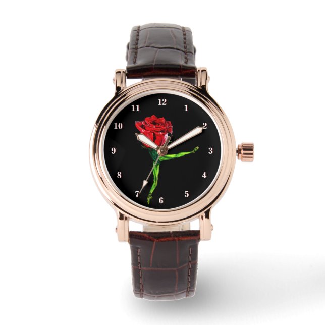 Ballerina Roze Horloge (Voorkant)
